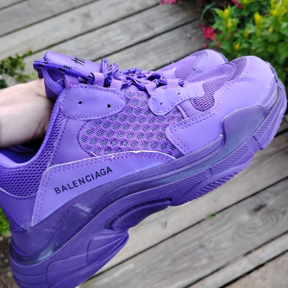 Balenciaga Purple Sneakers - Picture 1 of 10